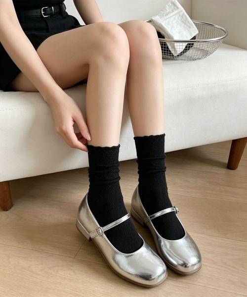 MOSOX フリル柄入りソックス（ソックス/靴下）｜mosox（モソックス）の