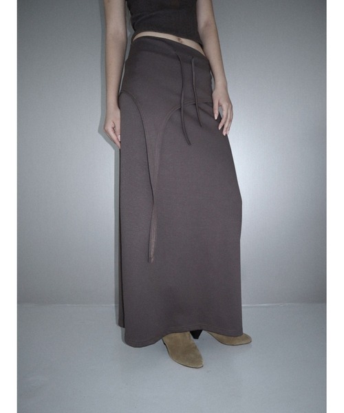 CladdA(クラタ)の「maxi over training skirt(スカート・レディース・ブラウン・FREE)」の11枚目の写真