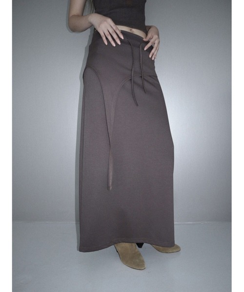 CladdA(クラタ)の「maxi over training skirt(スカート・レディース・ブラウン・FREE)」の12枚目の写真