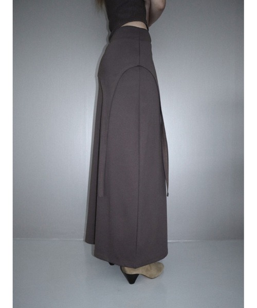 CladdA(クラタ)の「maxi over training skirt(スカート・レディース・ブラウン・FREE)」の14枚目の写真