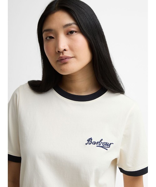 Barbour（バブアー）の「Madeline 配色Tシャツ（レディース）（Tシャツ/カットソー・レディース・ベージュ/ホワイト・10/8）」の10枚目の写真