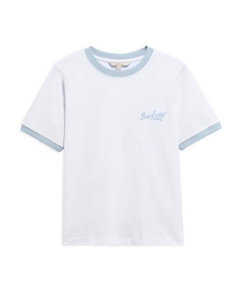 Barbour（バブアー）の「Madeline 配色Tシャツ（レディース）（Tシャツ/カットソー・レディース・ベージュ/ホワイト・10/8）」の11枚目の写真