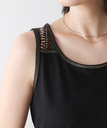スパンコール スパンコール／」に該当するレディースのタンクトップ
