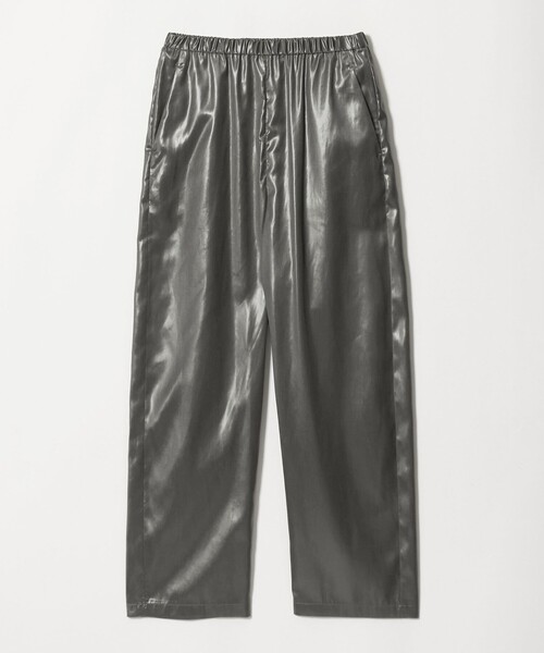 6（ロク）の「＜6(ROKU)＞ポリエステル サテン パンツ 26FW（その他パンツ・レディース・グレー系/ライラック・36/38）」の7枚目の写真