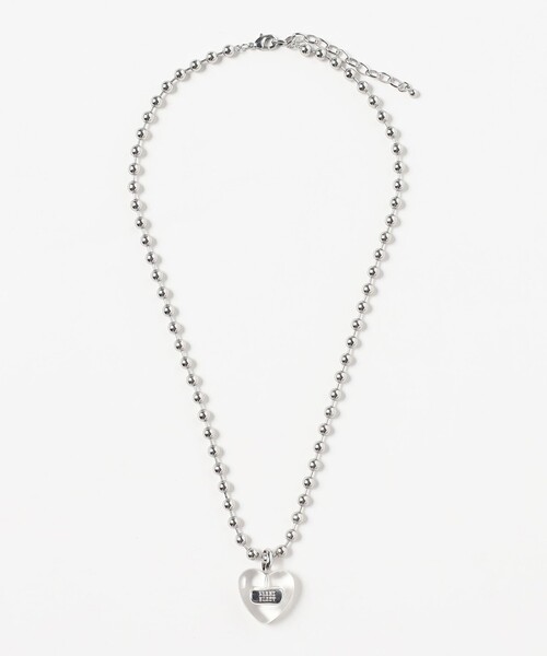 BEAMS HEART(ビームスハート)の「ロゴ プレート ハート ネックレス(ネックレス・レディース・ミント/グレー/その他・ONE SIZE)」の8枚目の写真