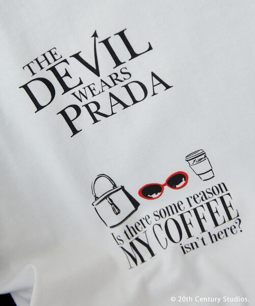FREAK'S STORE(フリークスストア)の「GOOD ROCK SPEED/グッドロックスピード 【The Devil Wears Prada】ワンポイントTシャツ/『プラダを着た悪魔』(Tシャツ/カットソー・レディース・オフホワイト/その他3・フリ-)」の4枚目の写真