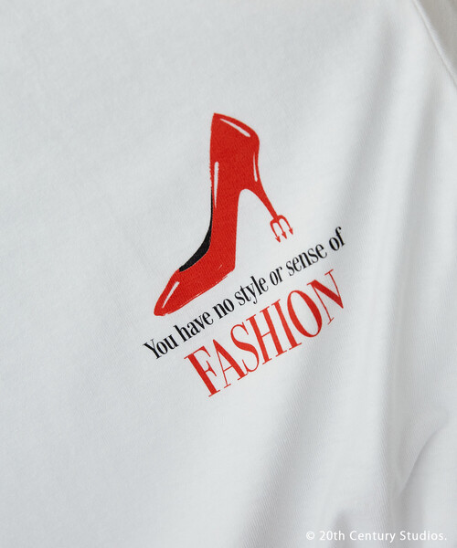 FREAK'S STORE(フリークスストア)の「GOOD ROCK SPEED/グッドロックスピード 【The Devil Wears Prada】ワンポイントTシャツ/『プラダを着た悪魔』(Tシャツ/カットソー・レディース・オフホワイト/その他3・フリ-)」の5枚目の写真