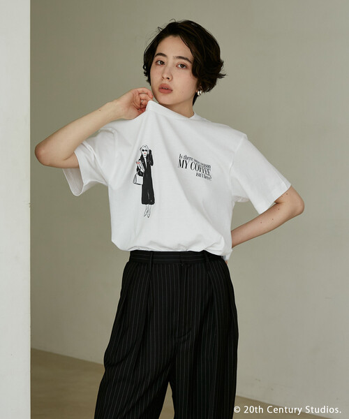 FREAK'S STORE(フリークスストア)の「GOOD ROCK SPEED/グッドロックスピード 【The Devil Wears Prada】ワンポイントTシャツ/『プラダを着た悪魔』(Tシャツ/カットソー・レディース・オフホワイト/その他3・フリ-)」の6枚目の写真