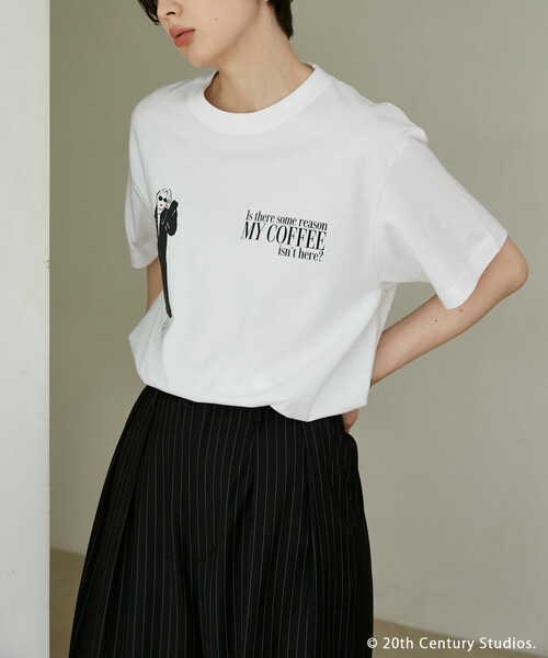 FREAK'S STORE(フリークスストア)の「GOOD ROCK SPEED/グッドロックスピード 【The Devil Wears Prada】ワンポイントTシャツ/『プラダを着た悪魔』(Tシャツ/カットソー・レディース・オフホワイト/その他3・フリ-)」の7枚目の写真