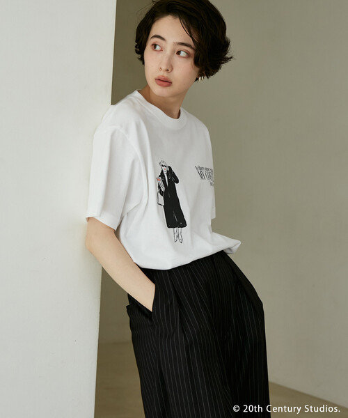 FREAK'S STORE(フリークスストア)の「GOOD ROCK SPEED/グッドロックスピード 【The Devil Wears Prada】ワンポイントTシャツ/『プラダを着た悪魔』(Tシャツ/カットソー・レディース・オフホワイト/その他3・フリ-)」の8枚目の写真