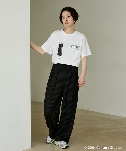 FREAK'S STORE(フリークスストア)の「GOOD ROCK SPEED/グッドロックスピード 【The Devil Wears Prada】ワンポイントTシャツ/『プラダを着た悪魔』(Tシャツ/カットソー・レディース・オフホワイト/その他3・フリ-)」の11枚目の写真