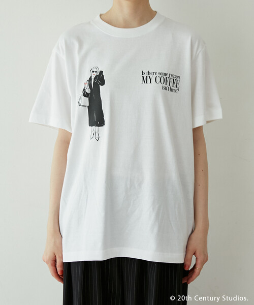 FREAK'S STORE(フリークスストア)の「GOOD ROCK SPEED/グッドロックスピード 【The Devil Wears Prada】ワンポイントTシャツ/『プラダを着た悪魔』(Tシャツ/カットソー・レディース・オフホワイト/その他3・フリ-)」の14枚目の写真