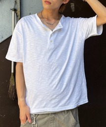 youll（ユール）の「【youll】basic henley neck tee (2color) / 【ユール】ベーシックヘンリーネック半袖Tシャツ＜着用動画あり＞（Tシャツ/カットソー）」