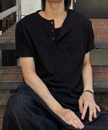 youll（ユール）の「【youll】basic henley neck tee (2color) / 【ユール】ベーシックヘンリーネック半袖Tシャツ＜着用動画あり＞（Tシャツ/カットソー）」