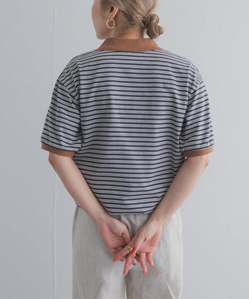 URBAN RESEARCH DOORS(アーバンリサーチドアーズ)の「『別注』STAR&STRIPE×DOORS MULTI POLO(ポロシャツ・レディース・ブラウン/グレー・ONE)」の11枚目の写真