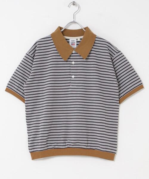 URBAN RESEARCH DOORS(アーバンリサーチドアーズ)の「『別注』STAR&STRIPE×DOORS MULTI POLO(ポロシャツ・レディース・ブラウン/グレー・ONE)」の12枚目の写真