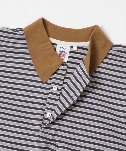 URBAN RESEARCH DOORS(アーバンリサーチドアーズ)の「『別注』STAR&STRIPE×DOORS MULTI POLO(ポロシャツ・レディース・ブラウン/グレー・ONE)」の13枚目の写真
