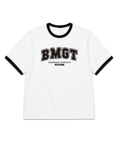 BEMIGHTY（ビーマイティー）の「BMGT レタリングオーバーサイズリンガー半袖Tシャツ（Tシャツ/カットソー・メンズ・ブラック/ホワイト・XX-LARGE/LARGE/X-LARGE）」の3枚目の写真