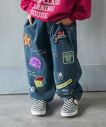 BREEZE | ワッペンデニムロングパンツ(デニムパンツ)