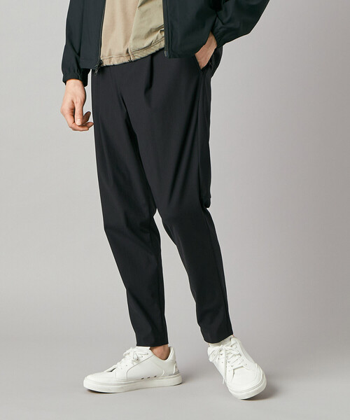 COMME CA MEN(コムサメン)の「【メリルハイテンション】【撥水】タックパンツ(その他パンツ・メンズ・ブラック/ネイビー・M/L)」の1枚目の写真