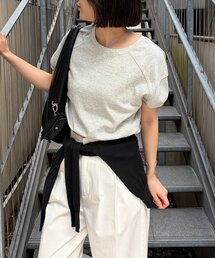 CAPRICIEUX LE'MAGE | ラウンド切替クロップT(Tシャツ/カットソー)