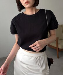 ラウンド切替クロップT