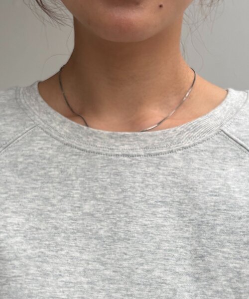 CAPRICIEUX LE'MAGE(カプリシューレマージュ)の「ラウンド切替クロップT(Tシャツ/カットソー・レディース・ブラック/イエロー/ライトグレー/ベージュ・FREE)」の6枚目の写真