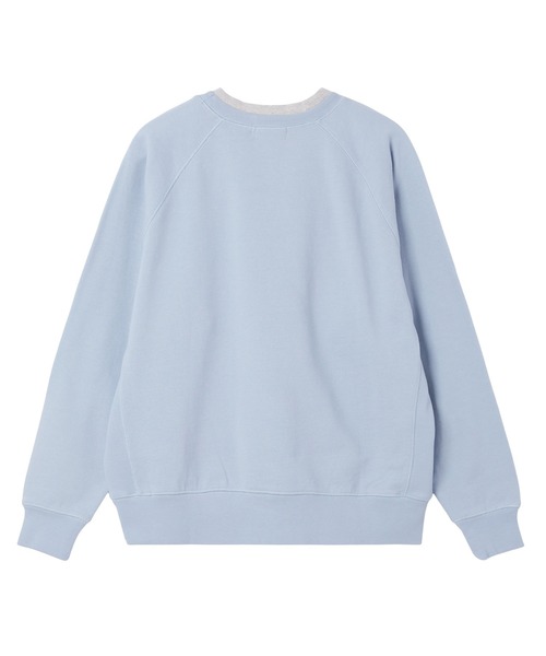 MILKFED.(ミルクフェド)の「M.FEDDY DOUBLE COLLAR SWEAT TOP(スウェット・レディース・ライトブルー/ネイビー/オートミール・ONE SIZE)」の22枚目の写真