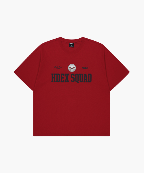 HDEX(エイチデックス)の「スコッドショートスリーブ(ディープレッド)(Tシャツ/カットソー・メンズ・レンガ・MEDIUM/LARGE/X-LARGE/2XL)」の2枚目の写真