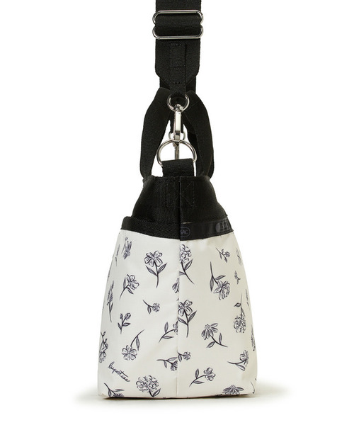 LeSportsac（レスポートサック）の「SMALL BUCKET TOTE インクスケッチドフローラルアイボリー（トートバッグ・レディース・ホワイト・FREE）」の5枚目の写真
