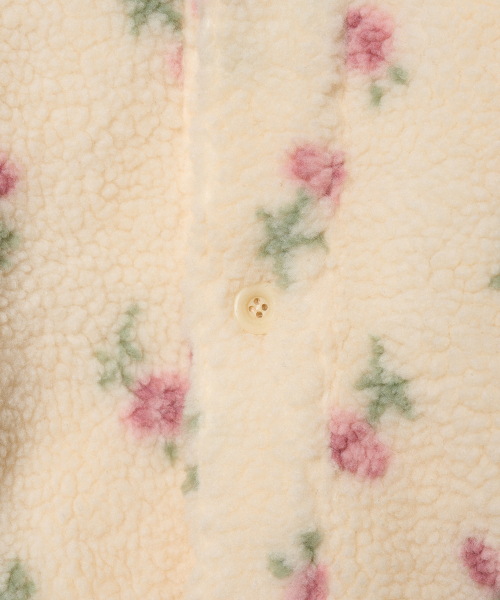 TTUDEMENT(トュードメント)の「FLEECE FLORAL JACKET IVORY(その他アウター・レディース・その他・SMALL/MEDIUM)」の9枚目の写真