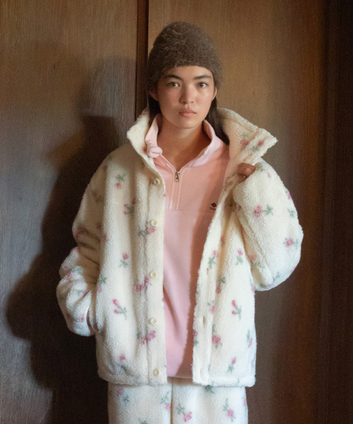 TTUDEMENT(トュードメント)の「FLEECE FLORAL JACKET IVORY(その他アウター・レディース・その他・SMALL/MEDIUM)」の10枚目の写真