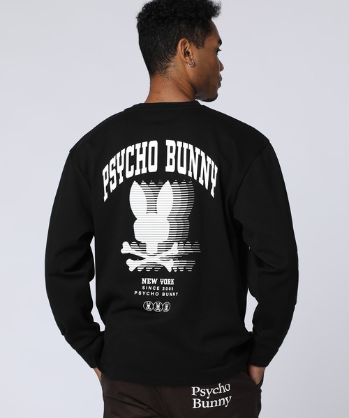 Psycho Bunny(サイコバニー)の「モーションバニー ロングスリーブTシャツ(Tシャツ/カットソー・メンズ・ライトグリーン/ブラック/ホワイト・SMALL/MEDIUM/LARGE/X-LARGE)」の3枚目の写真