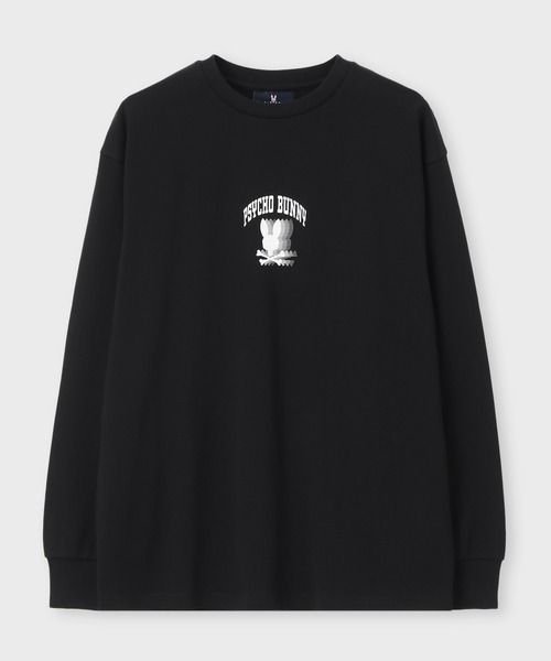 Psycho Bunny(サイコバニー)の「モーションバニー ロングスリーブTシャツ(Tシャツ/カットソー・メンズ・ライトグリーン/ブラック/ホワイト・SMALL/MEDIUM/LARGE/X-LARGE)」の13枚目の写真