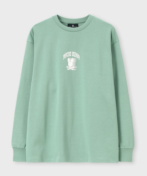 Psycho Bunny(サイコバニー)の「モーションバニー ロングスリーブTシャツ(Tシャツ/カットソー・メンズ・ライトグリーン/ブラック/ホワイト・SMALL/MEDIUM/LARGE/X-LARGE)」の19枚目の写真
