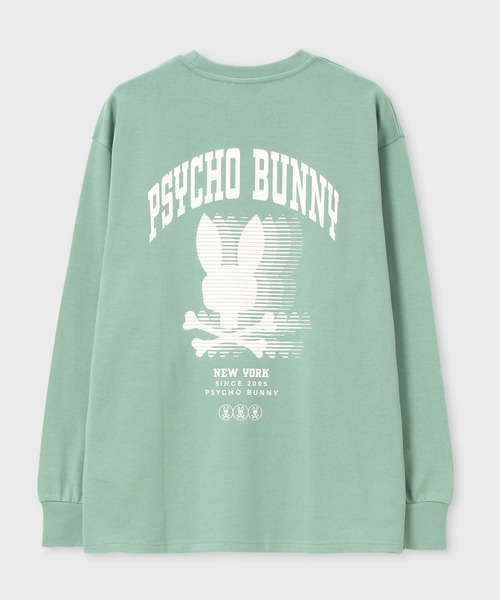 Psycho Bunny(サイコバニー)の「モーションバニー ロングスリーブTシャツ(Tシャツ/カットソー・メンズ・ライトグリーン/ブラック/ホワイト・SMALL/MEDIUM/LARGE/X-LARGE)」の20枚目の写真