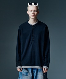 glamb（グラム）の「Layered Augusta Cutsew / レイヤードオーガスタカットソー（Tシャツ/カットソー）」