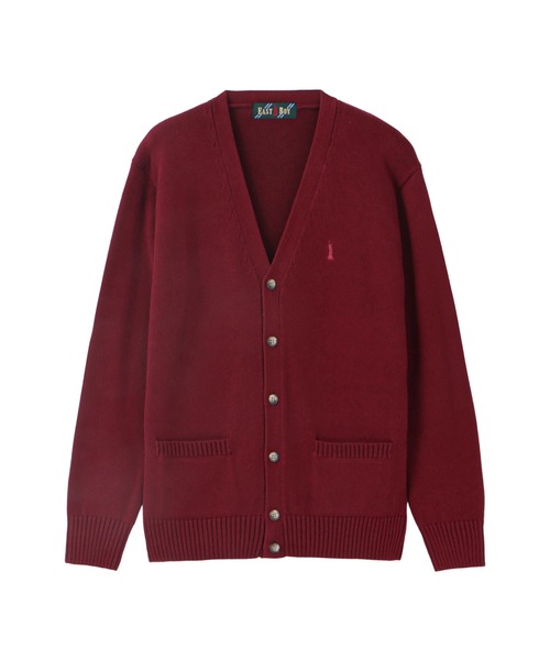 EASTBOY(イーストボーイ)の「カーディガン カラー 綿×裏暖プレーティング 7G 制服 スクールニット 中学生 高校生(カーディガン/ボレロ・キッズ・ダークグリーン/キャメル/エンジ・9号/11号/13号)」の10枚目の写真