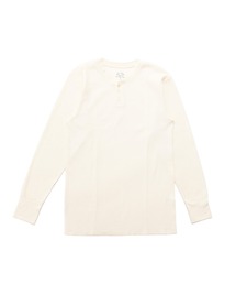 FTL TCワッフルヘンリーネックロンT