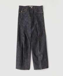 NVRFRGT / ネヴァーフォーゲット 3D TWISTED WIDE LEG JEANS INDIGO