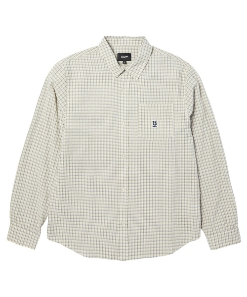 HUF(ハフ)の「MEGABLAST LS WOVEN TOP(シャツ/ブラウス・メンズ・ブラック/ナチュラル・XL/L/M/S)」の2枚目の写真