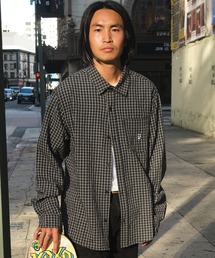 HUF | MEGABLAST LS WOVEN TOP(シャツ/ブラウス)