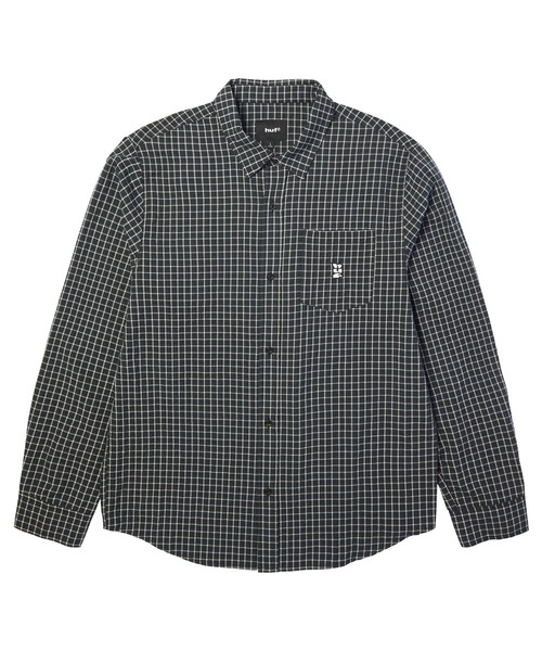 HUF(ハフ)の「MEGABLAST LS WOVEN TOP(シャツ/ブラウス・メンズ・ブラック/ナチュラル・XL/L/M/S)」の5枚目の写真