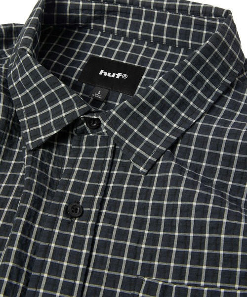 HUF(ハフ)の「MEGABLAST LS WOVEN TOP(シャツ/ブラウス・メンズ・ブラック/ナチュラル・XL/L/M/S)」の17枚目の写真