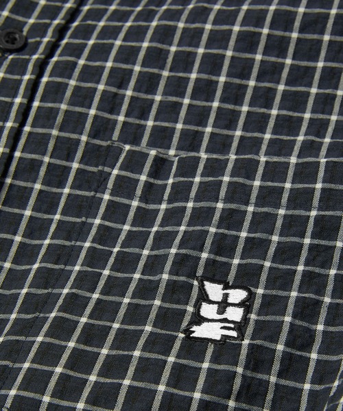 HUF(ハフ)の「MEGABLAST LS WOVEN TOP(シャツ/ブラウス・メンズ・ブラック/ナチュラル・XL/L/M/S)」の18枚目の写真