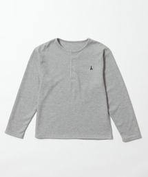 【UNISEX】ALAND／ワッフルヘンリーロングスリーブ