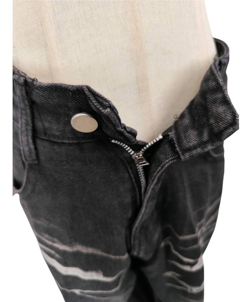 mushwear(マッシュウェア)の「サイドグラフィックデニムパンツ(デニムパンツ・メンズ・ブラック/ブルー・LARGE/MEDIUM/SMALL/XX-LARGE/X-LARGE)」の5枚目の写真