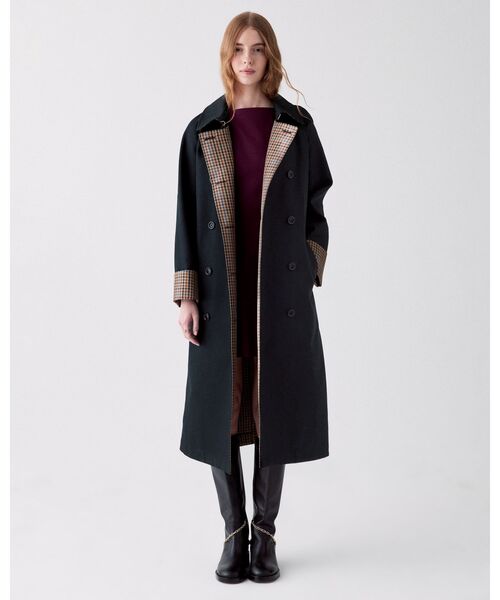kate spade ネイビーウールコート 130 kate spade new york｜ケイト・スペード ニューヨークのトレンチコート