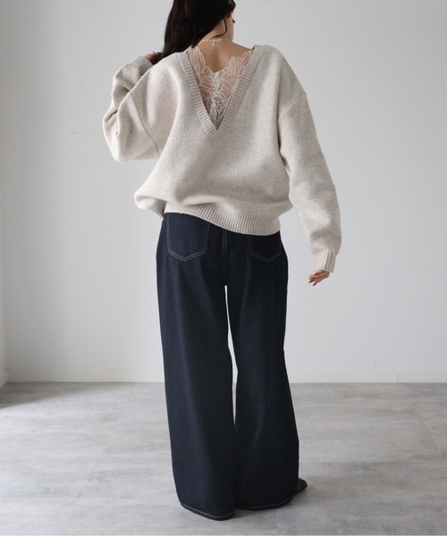 model：164cm. 着用サイズ：FREE