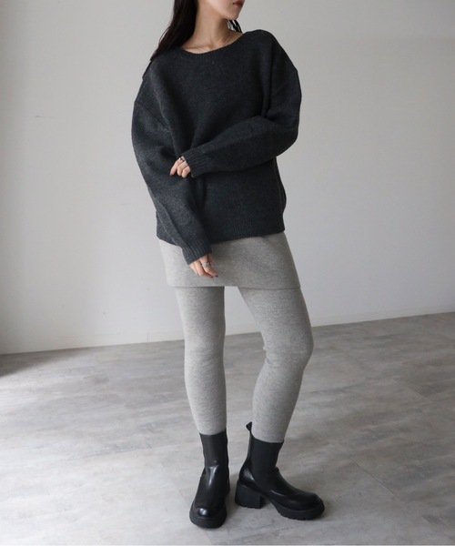model：164cm. 着用サイズ：FREE